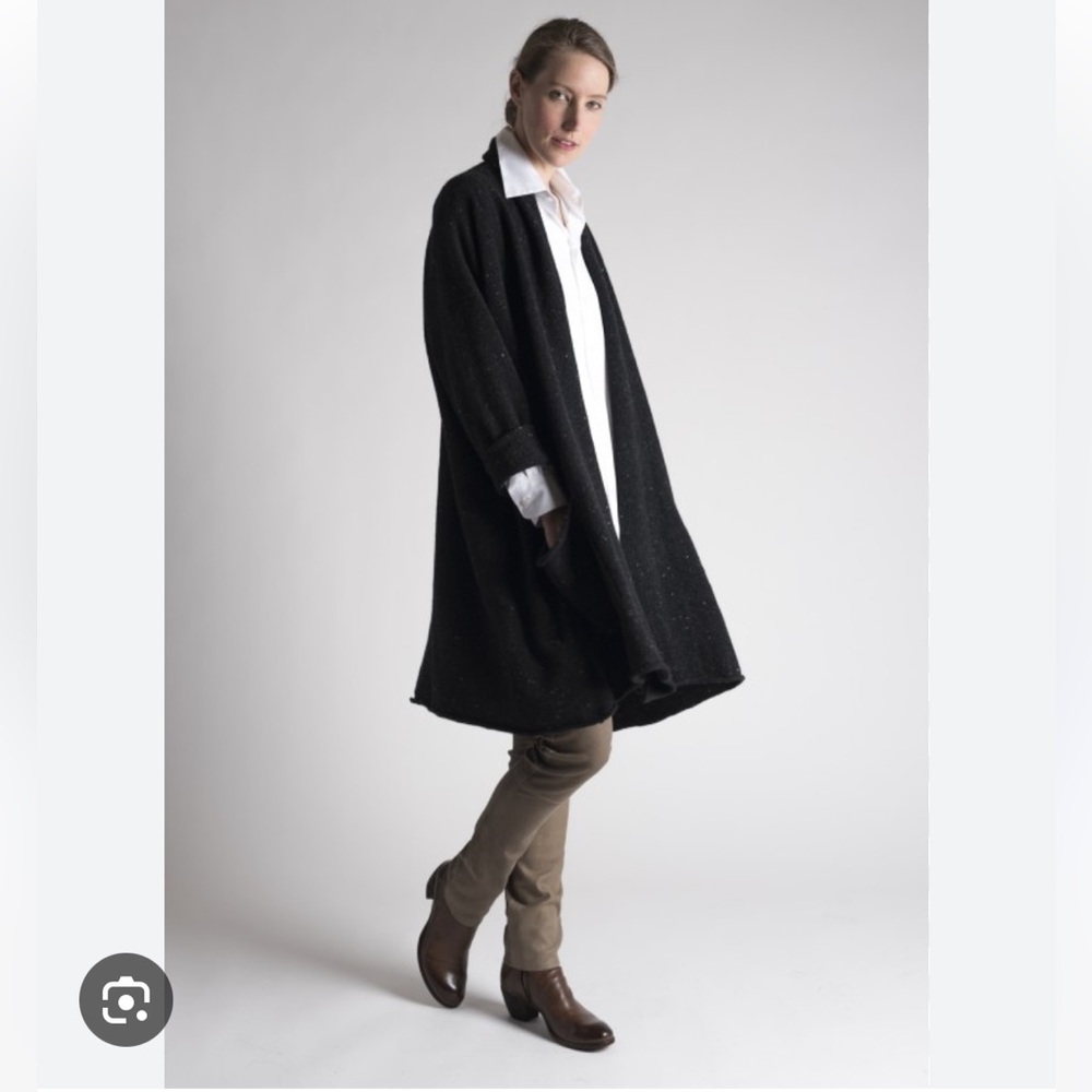 ESKANDAR Cashmere Shawl Cardigan